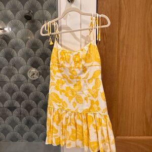 Zimmermann Yellow Floral Dress